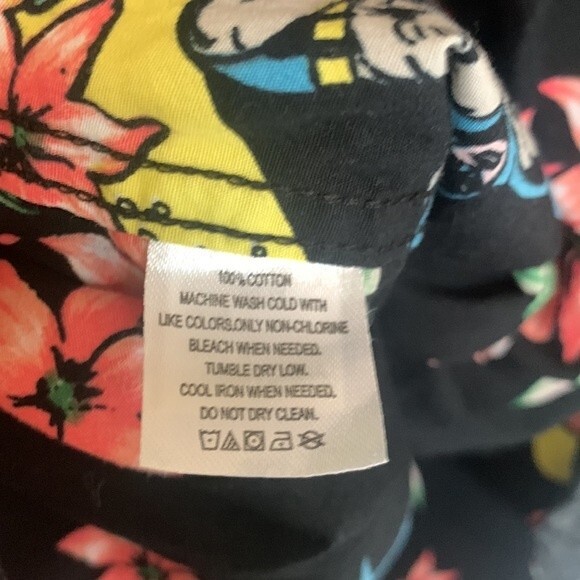 Batman DC Comics Hawaiian Floral Surfing Batman Button Down Shirt Men’s Sz S - Picture 7 of 7